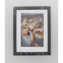 Rámeček dřevěný BELLA, černá, 15x20 cm