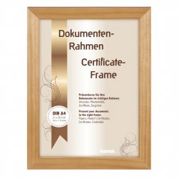 Rámeček dřevěný BELLA, korek, 21x29,7 cm (formát A4)