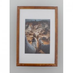 Rámeček dřevěný BELLA, ořech, 20x30 cm