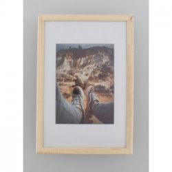 Rámeček dřevěný BELLA, přírodní, 20x30 cm
