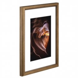 Rámeček dřevěný PHOENIX, hnědý, 20x30 cm