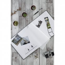 Album klasické FINE ART 30x30 cm, 80 stran, šedá
