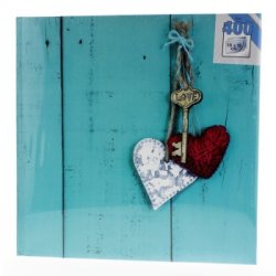 Album klasické RUSTICO 30x30 cm, 100 stran, Love Key