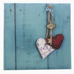 Album memo RUSTICO LOVE KEY 10x15/200, popisové pole
