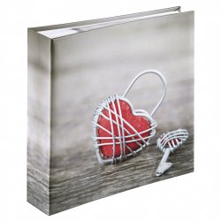Album memo RUSTICO METAL HEART 10x15/200, popisové pole