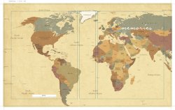 Album memo WORLD MAP 10x15/200, popisové štítky